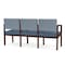 Lesro Lenox 3 Seat Tandem Seating W/ Arms, 65 in W 26 in L 31.5 in H LW3103 - alternate 3